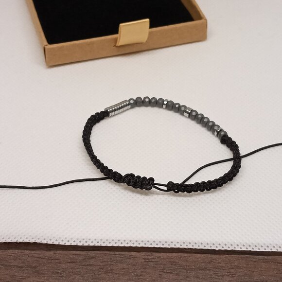 NWT Joycuff Morse Code Handmade "You Got This" Unisex Adjustable Bracelet #15 - Picture 9 of 16